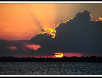 Sunset on St. Lucie River